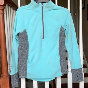 Super Soft Turquoise Half Zip